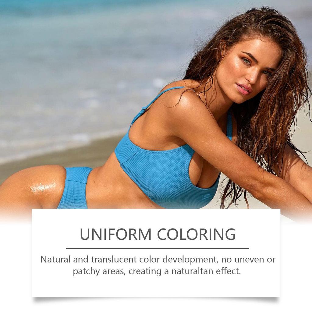 Even & Brightening Bronze Lotion for a Natural Summer Glow - Lightweight, Easy to Apply, & Smooth Texture