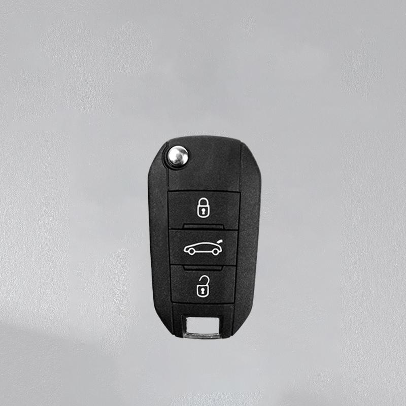 DBGO4 Leather Zinc Alloy Car Flip Key Case Cover Holder Shell Kerring For Citroen C3 C4 CACTUS C6 C8 Auto Key Protector Accessories