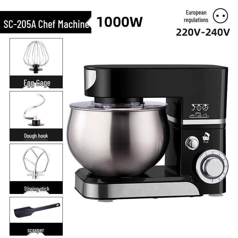 Konka ZuanChu Multifunctional Stand Mixer: Automatic 5L Egg Beater & Kneading Machine for Home Chefs