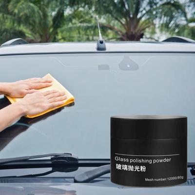 Glass Polishing Repair Car Glass Oil Film Powder 80g Car Window Degreasing Film Repair Powder Scratches Removal For Trucks