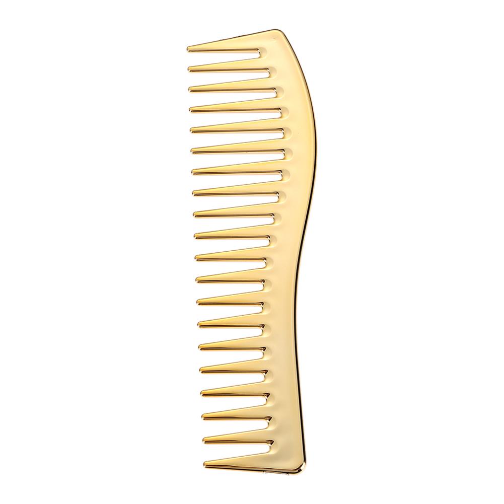 Resin Electroplating Hairdressing Comb Scalp Massage Hair Brush Large Wide Tooth Comb Haircut Tool for Salon Hair Brush
