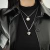 Women's Light Luxury Washable Titanium Steel Hip Hop Clavicle Necklace - Trendy Cold Style Sweater Chain Accessories