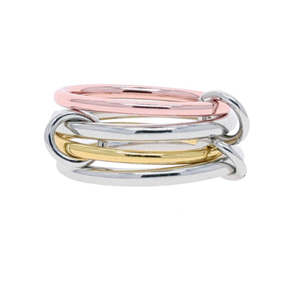 2026 Neue Spinelli Stapelbare Verlobungsringe Für Damen Iced Out Mikropflaster 5A Zirkonia Mix Farbe Mehrere Teile Stapel Finger Schmuck
