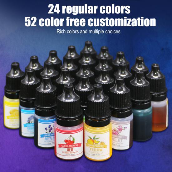 Corante para Resina Epóxi 5ml Corante para Resina Altamente Concentrado Pigmento Líquido Corante de Resina para Joias DIY Artesanato Coloração de Resina AB