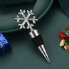 6pcs Wine Bottle Stoppers, Christmas Decorative Wine Stoppers set, Individual Package Reusable Alloy Wine Stopper Suitable for Christmas Party,
