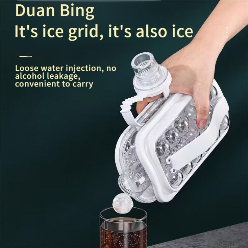 Portable Foldable Ice Tray with Ice Ball Mold