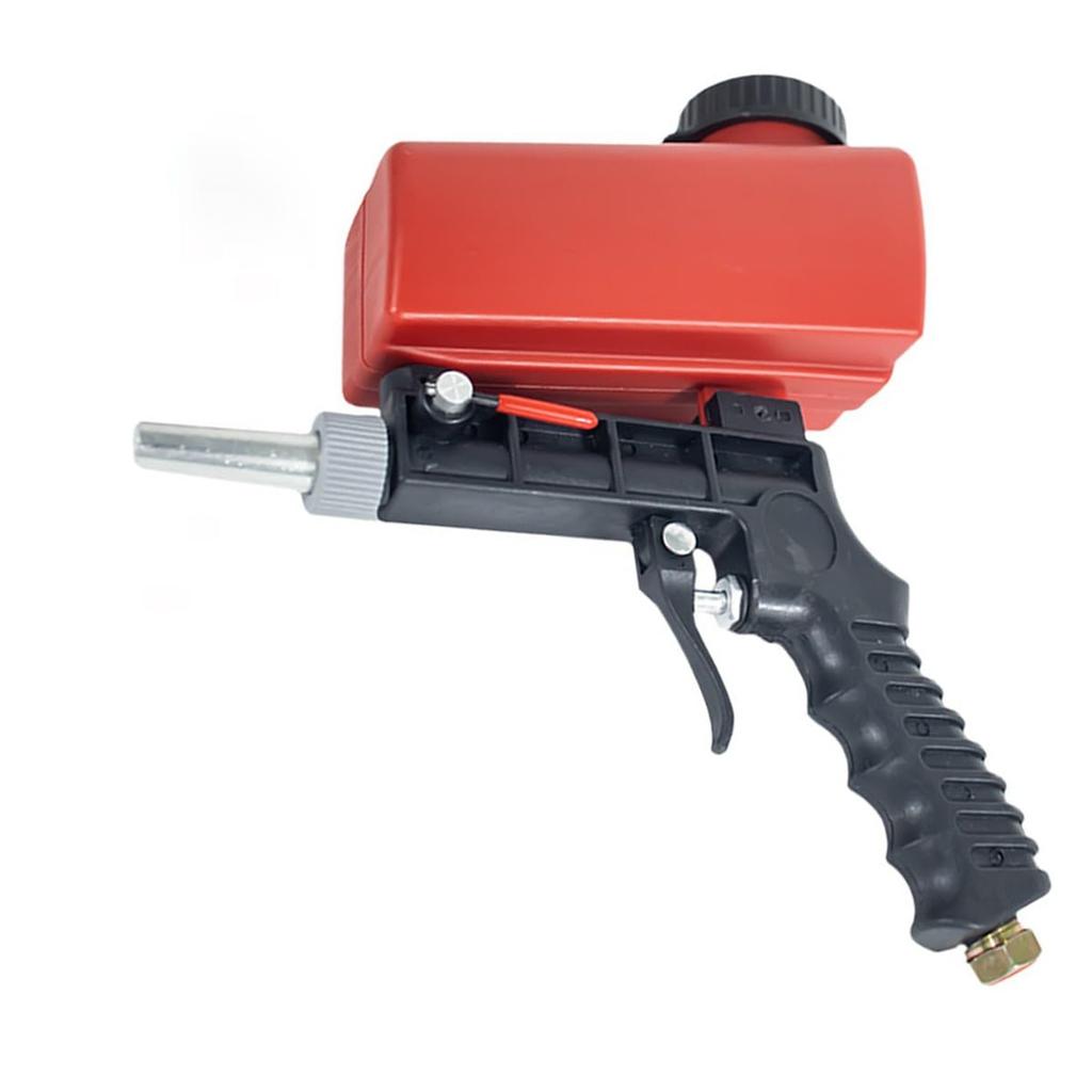 Pneumatic Sandblasting Gun Rust Removal Tool Air Powered Blaster for Metal Cleaning Restoration Industrial Surface Preparation
