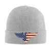American Eagle Print Beanie Vintage Graphic Knit Hat Retro Streetwear Soft Warm for Unisex Women Elastic Cap Skullie Beanies Winter
