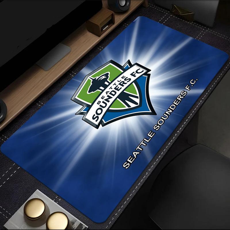 Seattle Sounders Fc Crest mouse pad, rubber base, esports desk mat, mouse pad for gamers and office use, gaming desk , easy to clean mat