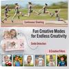 4K 48MP digital camera for teens with autofocus and dual-screen selfie feature – 18x zoom, built-in fill light
