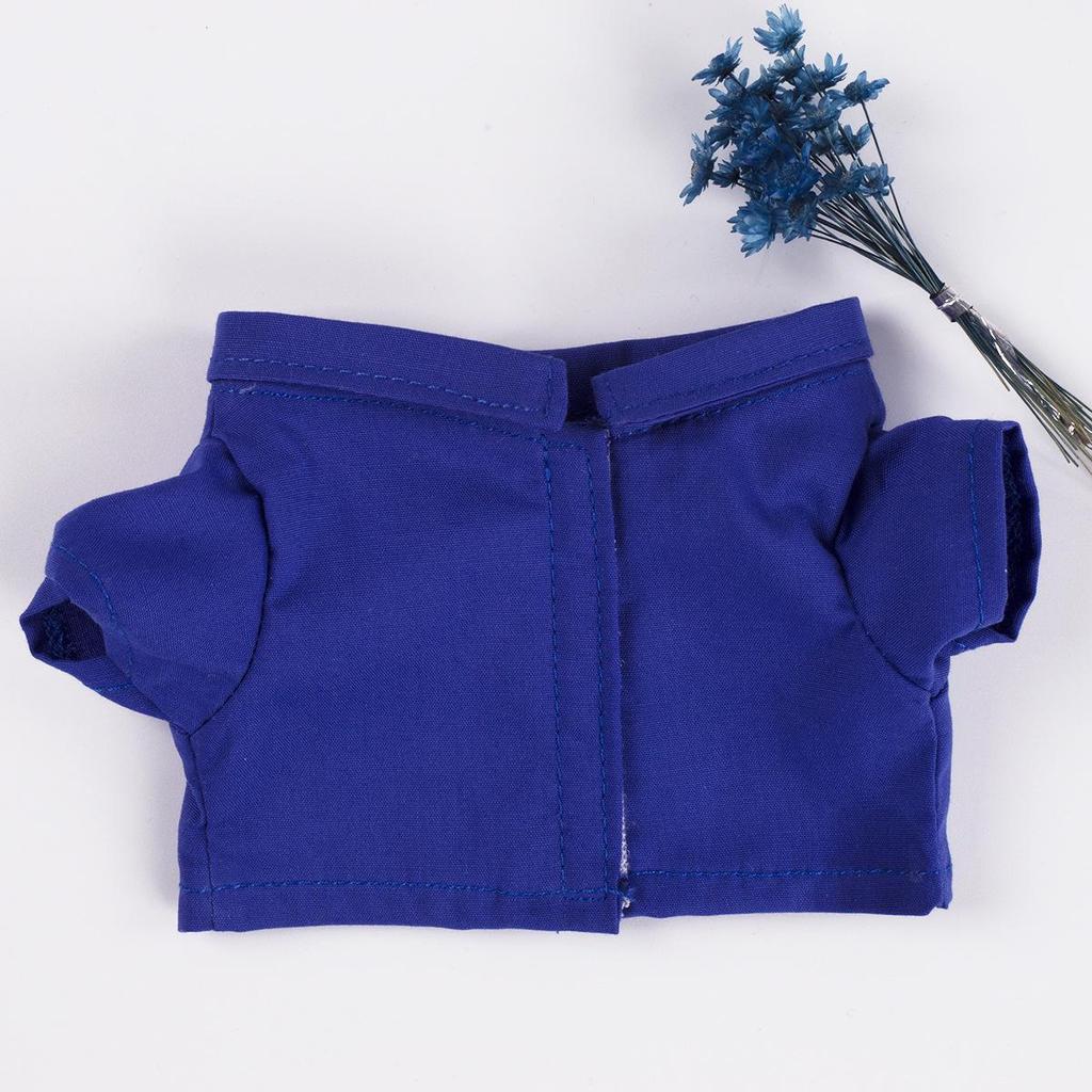 10cm/20cm Doll Cotton Color Block Blouse & Shirt Suit