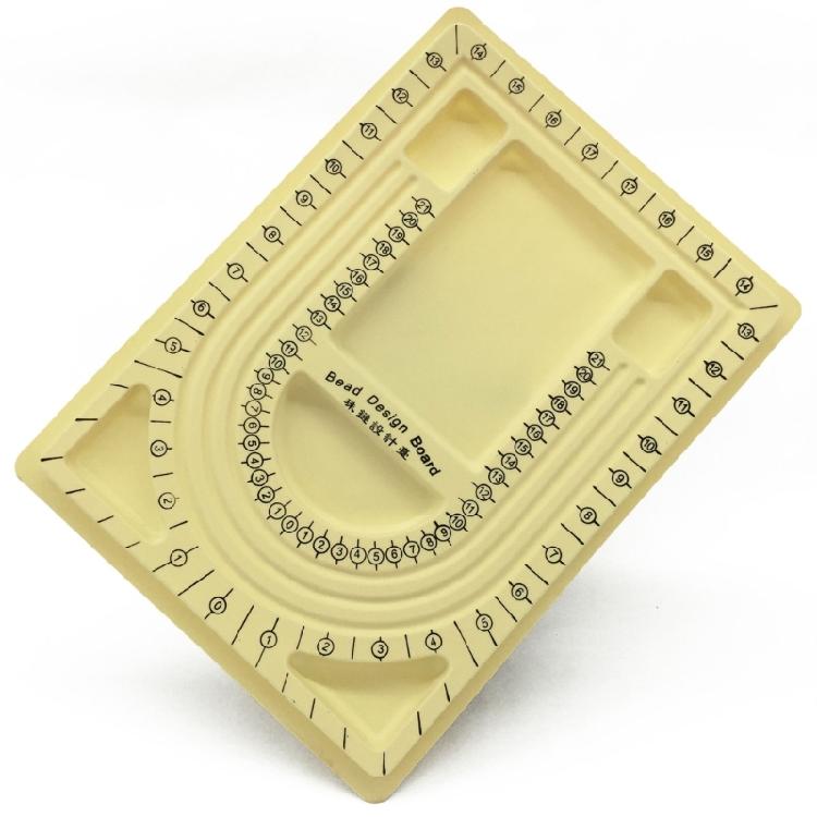 U Shaped Bracelet Design Board Bead Board Mats Necklace Beading Jewelry Tray