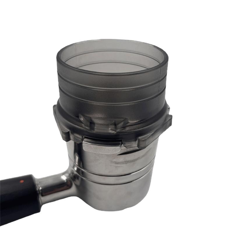 Anti Splash Portafilter Attachment Reduces Coffee Waste Heat Resistant Ergonomic Design for Home and Commercial Use
