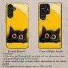 Phone Case - Black Cat Print Phone Case Cover for Samsung Galaxy Ultra  S22 Ultra S20 Ultra 56 A72 A73 Anti-drop Protection