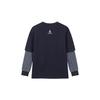 Hush Puppies Jungen Langarm Rundhals-T-Shirt mit Fake-Zweiteiler