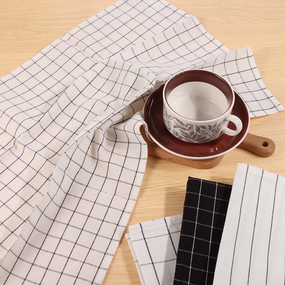 Printed Kitchen Towel Cotton Table Napkin Home Decor Dish Cleaning Cloth Kitchen