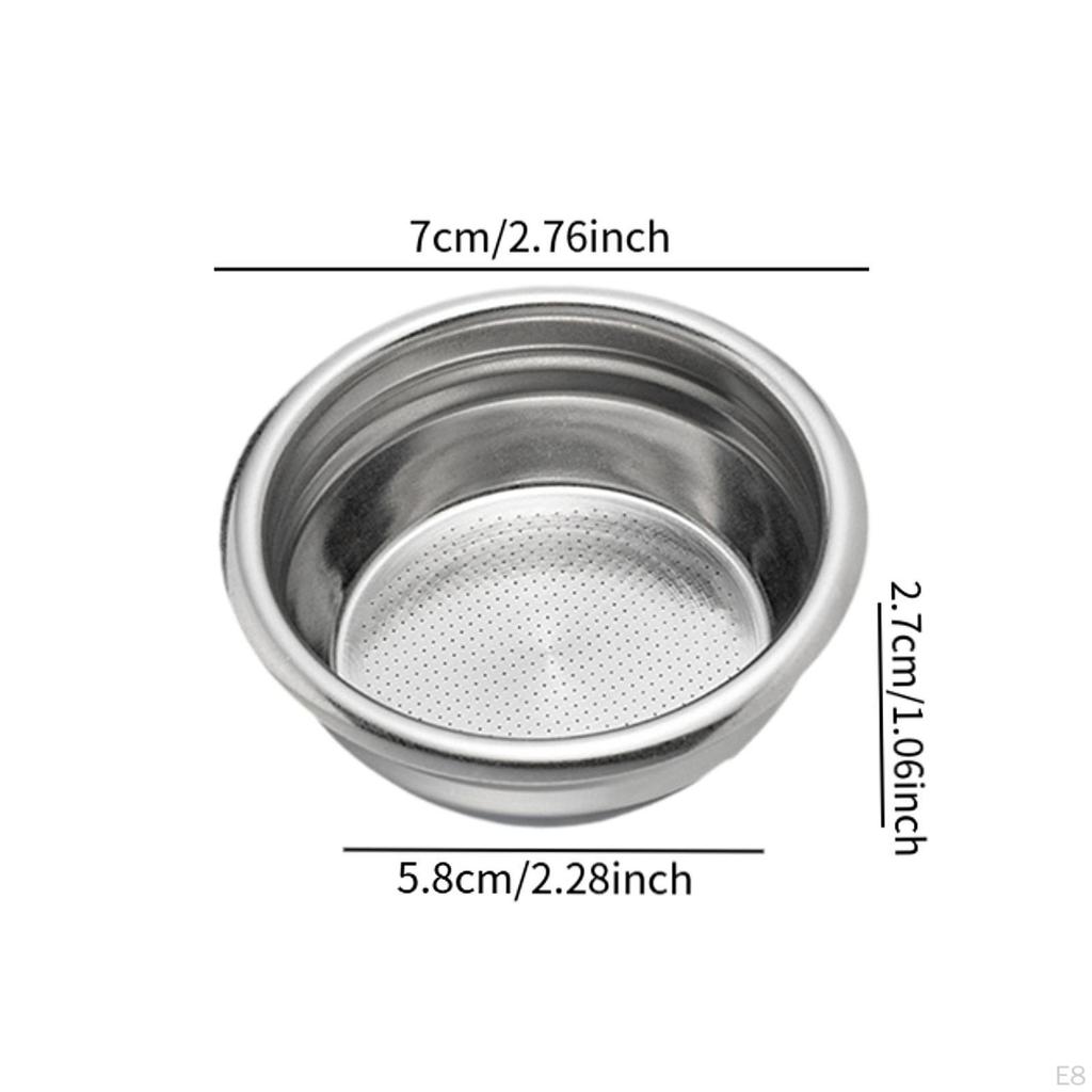 Filtre à café 58 mm pour machine à expresso, tasse, accessoires de barista, cuisine, réutilisable