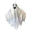White Ghost Halloween Wall Hanging Decor With Cute Expressions For Garden Yard