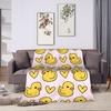 Yellow Duck Super Soft Blanket  Kids Adult Plush Throw Blanket Fluffy Couch Bed Flannel Bedspread Sofa Bed Cover