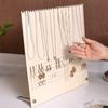 1pc Wooden Jewelry Display Stand with Perforated Earrings Necklace Storage Stand Household Store Universal Stand