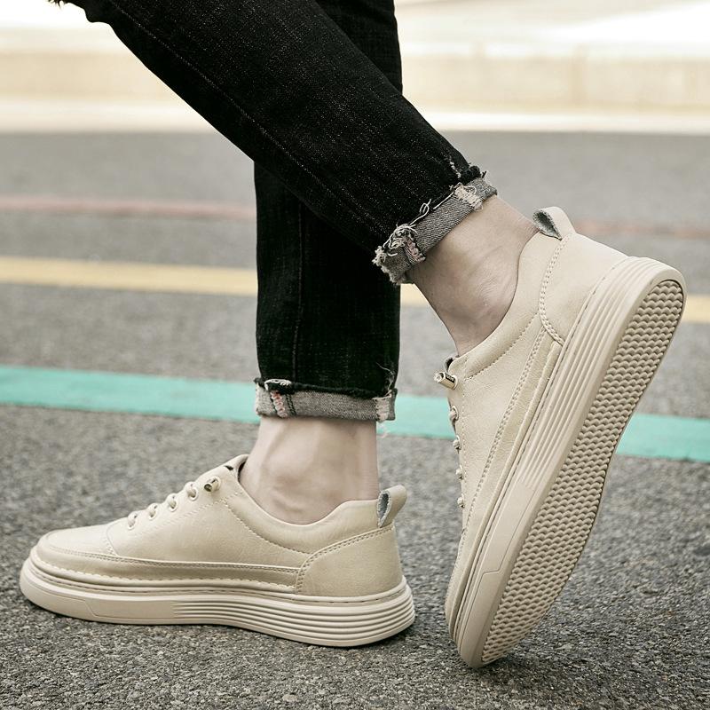 Men's Shoes 2025 Summer New Lace-up-free Board Shoes Casual British Trend Sports Shoes