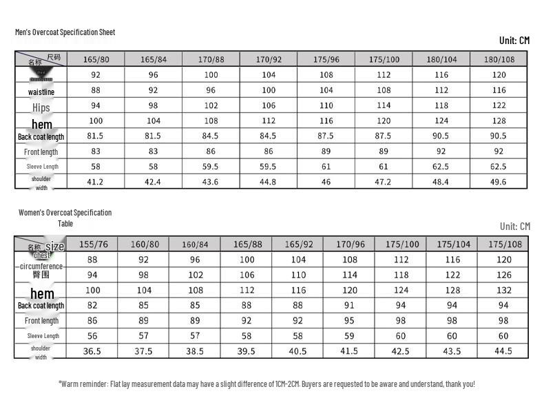 Teluoman 100% Wool Double-faced Mid-length Coat