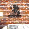 Exquisite Customized Siren Tail Metal Wall Art Coastal Home Decor Gift