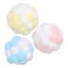 3Pcs Cat Toy HandMade Plush Cat Interactive Bell Ball for Cats Chewing Training