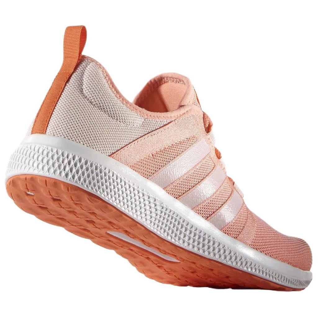 Adidas Bounce Slip Resistant Abrasion Resistant Low top Casual Running Shoes Women's Pink Sneakers S74425