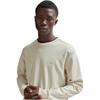 Boss Mens Tonal Logo Ribbed Collar Raglan Sweatshirt