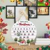 25 Days Countdown Christmas Ornaments Christmas Advent 25 Days Till Christmas Wooden Decoration Christmas Tree Door Sign Decor