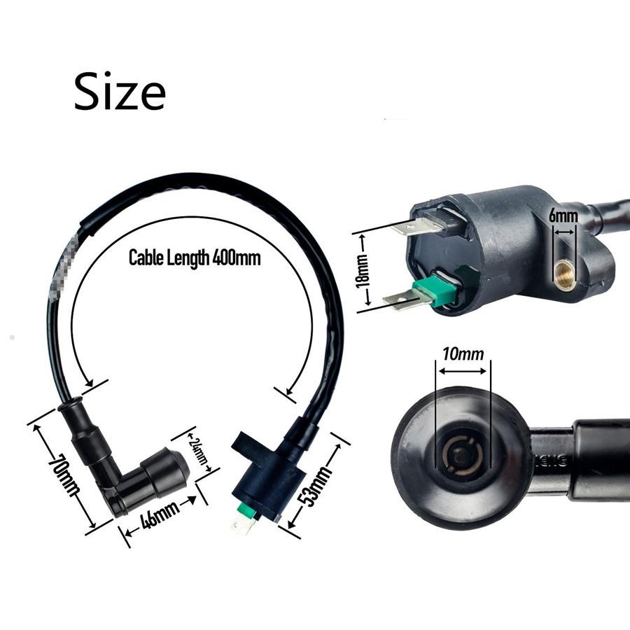 IGNITION COIL + CDI UNIT For 50cc - 150cc Quad Dirt Bike ATV Buggy Trail Bike