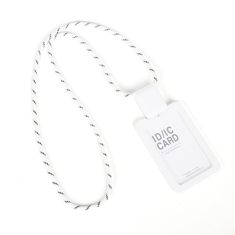 Retractable ID Badge Holder with Lanyard for Office and Bus Cards