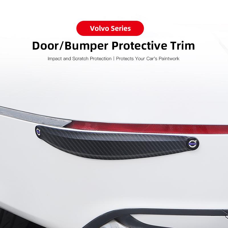 Anti Collision Car Bumper Guard Strip Car Stickers For Volvo V60 V40 XC90 S60 C30 XC60 V70 S90 Car Door Edge Guards Trim Molding