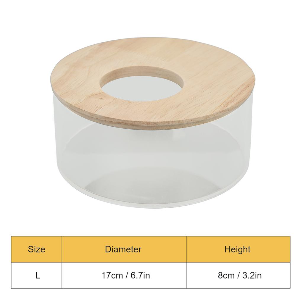 Hamster Sand Bathtub Small Round Shaped Pet Sand Box Transparent Acrylic Sand Bathroom