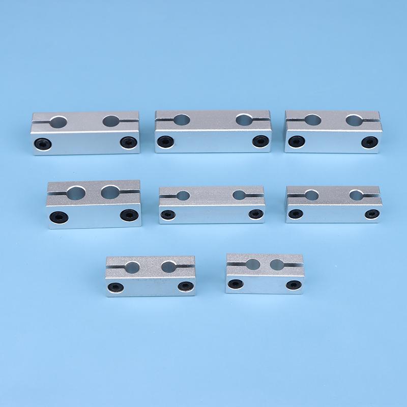 New Sale 6MM 8MM Pillar Parallel Clamp With The Same Diameter Optical Axis Fixing Steel Pipe Round Frame Connector