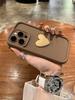 Cute 3D Love Heart Phone Case For 11 13 12 14 15 Pro Max 15 Plus Cases Camera Protection Silicone Shockproof Soft TPU Back Cover