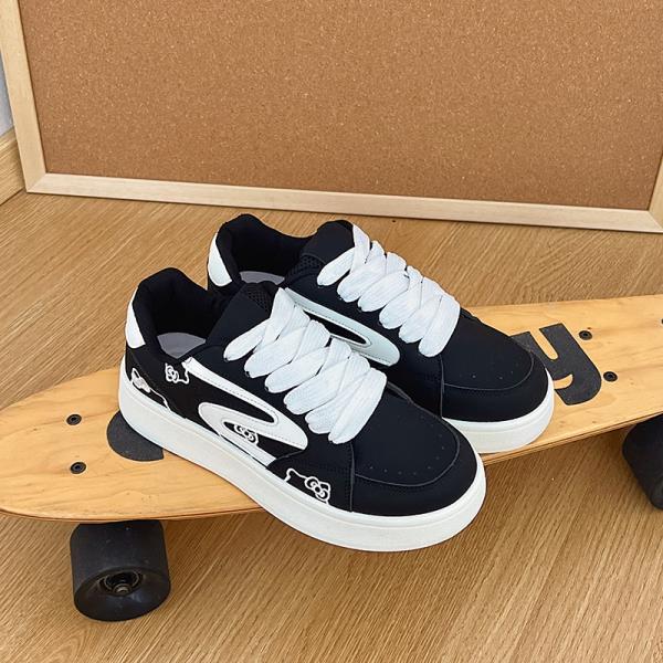 Fashion Small White Shoes Large Size Women Wedge Basket 2025 All-Match Casual Female Sneakers Big Size Sports Leisure Big Size Shoes Wom