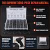 3000PCS Versatile Plastic Welding Staples High Toughness Bumper Repair Nails  Auto Repair