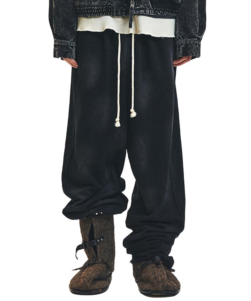 Leeolitiseu Washed Frayed Sweatpants