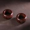 Purple Sandalwood Heart Sutra Men's Zen Thumb Ring