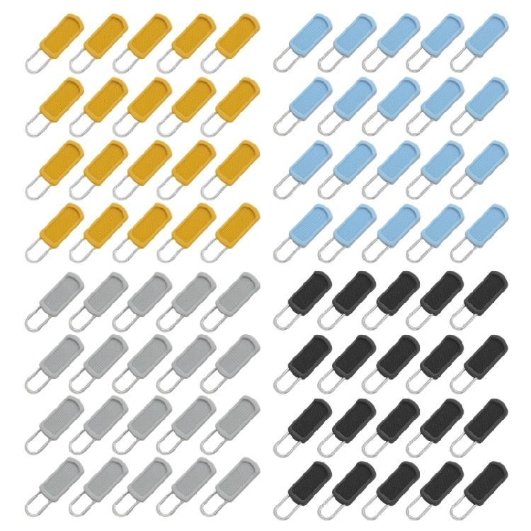 20Pcs Removable Zippers Pulls Detachable Zippers Pulls Replacements Zippers Gripper Mend Fixer for Suitcase Luggage