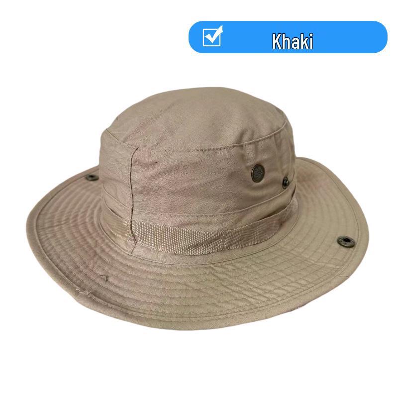 Unisex Camouflage Wide-Brimmed Sun Hat - Foldable Outdoor UV Protection
