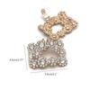 Square Clamp Shoe Clip Bride High Heel Shoe Decorations Shiny Rhinestone Decorative Clips Wedding Charm Buckle for Women