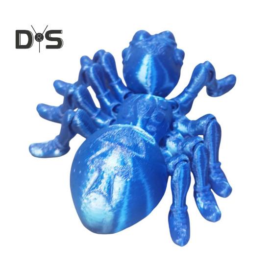 Spider Model 3D Printed Action Toy Realistic Looking Vibrant Color Insect Spider Fidget Toy Photography Prop