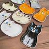 Animais de Estimação Fofos Prato de Molho de Gato Cerâmica Criativo Formato de Rosto de Gato Fofo Prato de Condimento Pequenos Pratos Utensílios de Mesa Suprimentos para Casa Cozinha