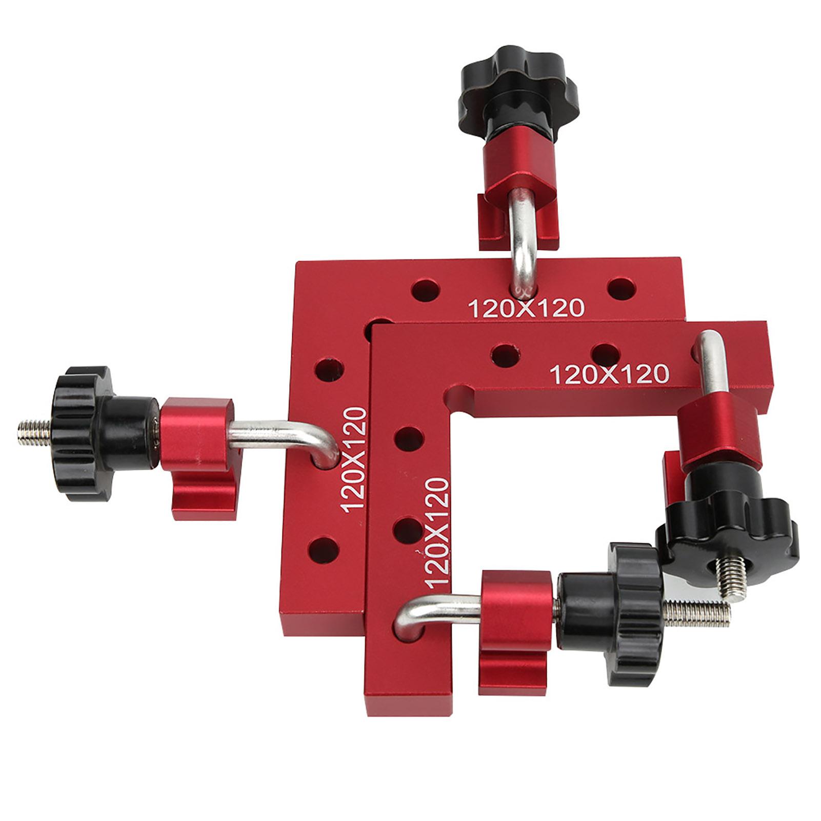 

90 градусов прямоугольная линейка позиционирования L-образная зажим для крепления деревообрабатывающей панели 120x120 мм120X120 мм