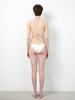 Loe Carmen White Knit Triangle Bikini Top