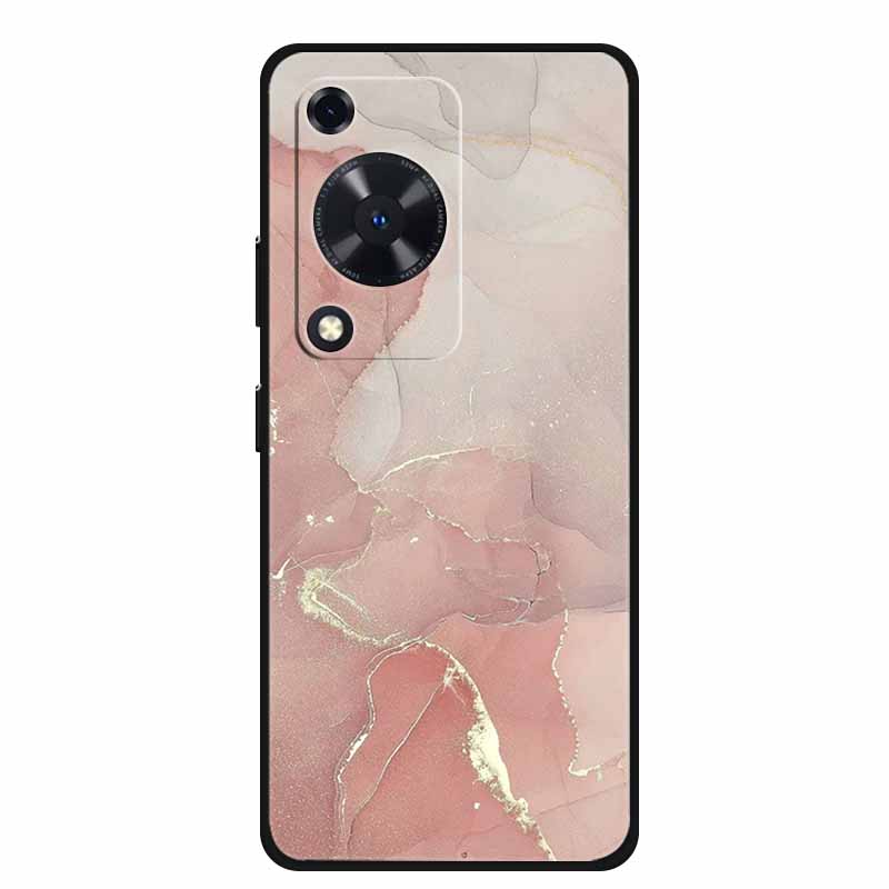 For Huawei nova Y72 Case Marble Soft Silicone TPU Phone Cases Back Cover For Huawei Enjoy 70 NovaY72 Painted Shockproof Coque