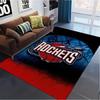 Houston Rockets Carpet Rug for Living Room Bedroom Home Sofa Decoration,Kids play Non-slip Floor Mat
